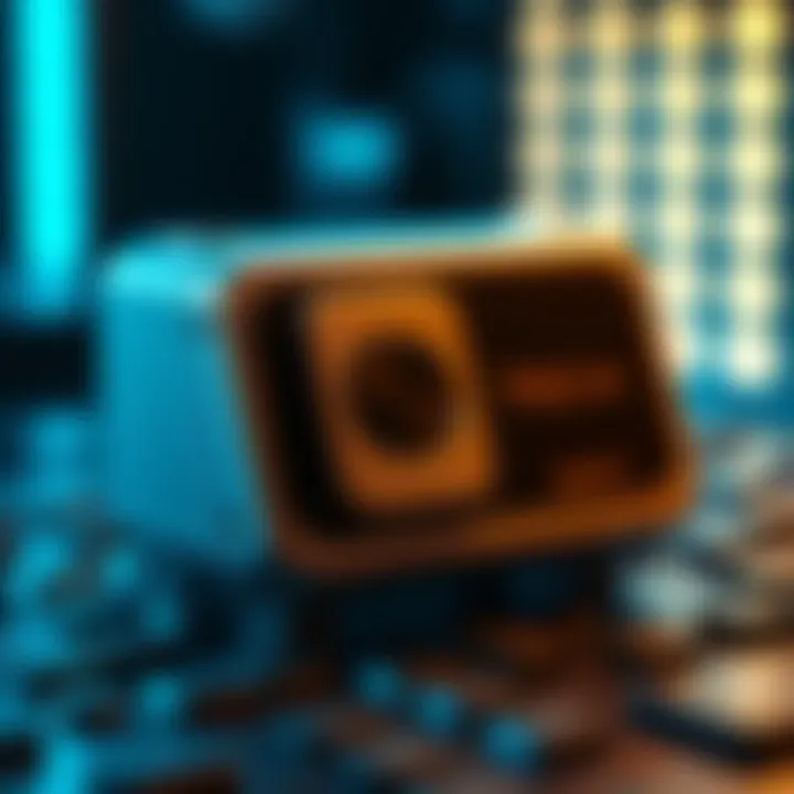 A close-up of the Trezor Safe 7 showcasing its sleek design and premium materials.
