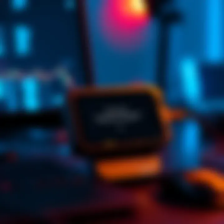 A Trezor Safe 7 device showing a busy message on the screen while connected to a computer, indicating a connection problem with Trezor Suite.