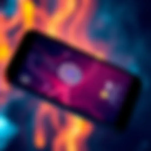 A smartphone displaying the TrezorX app interface with crypto wallet features