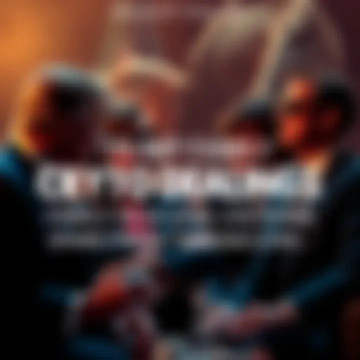 Members of the Trump family engaged in conversation about cryptocurrency transactions