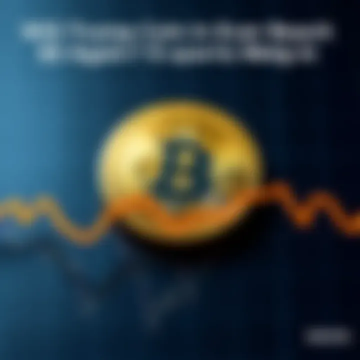 A visual representation of Trump Coin with a fluctuating line chart showing its decline and potential rise to $5.