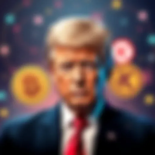 Donald Trump Jr. is shown with symbols representing Polymarket and Kalshi, highlighting his investments in both platforms in the prediction market space.