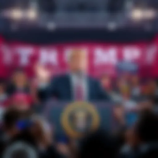 Donald Trump speaks to a crowd, announcing $100 Medicare checks for seniors and a $5,000 dividend for citizens if Republicans win midterms.