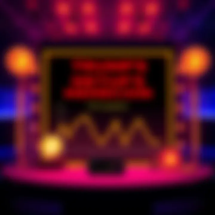 An invitation to Donald Trump's memecoin VIP reception, showcasing a bold design with cryptocurrency symbols and a declining price graph.