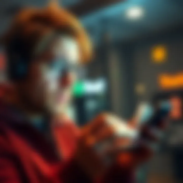 Trust Wallet Recovery Assistance A person looking at their phone with a worried expression while trying to access Trust Wallet and troubleshoot account issues
