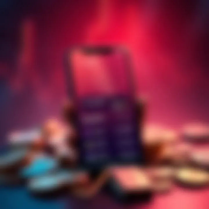 A mobile phone displaying the Trust Wallet app with digital currency balances, highlighting security features.