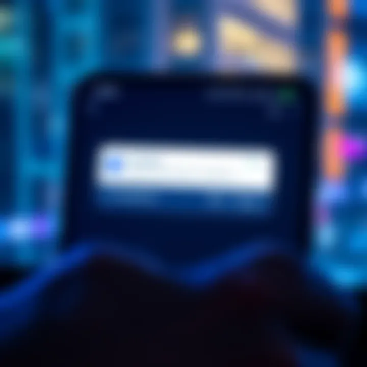 TrustWallet app showing error message and missing token balances on screen
