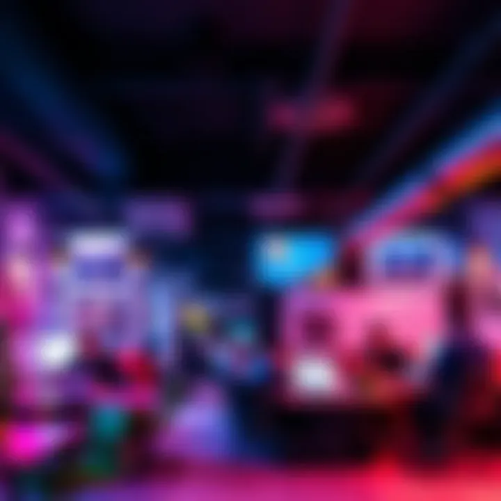 A vibrant coworking area at Intersect MBO with people collaborating on projects and using technology