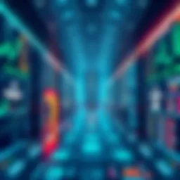 Cover illustration showing a digital market with logos of Aberdeen, Archax, and Lloyd's Banking Group, symbolizing major transactions in the financial sector.