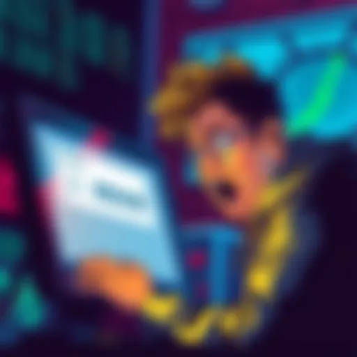 A shocked user looking at a computer screen displaying a surprising deposit of 2,900 WAR in a Kraken account, with a worried expression.