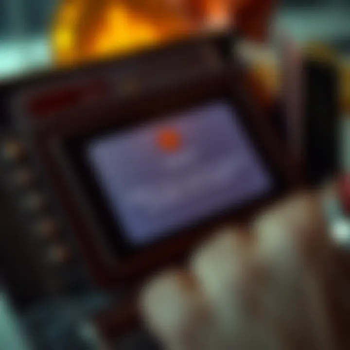 A close-up view of a Solflare wallet showing an unknown token alert. The wallet interface displays a confusing message about the token, with a frustrated user expression in the background.