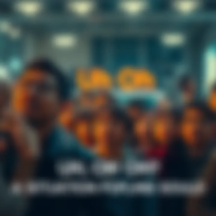 People reacting to unfolding events with concern and urgency