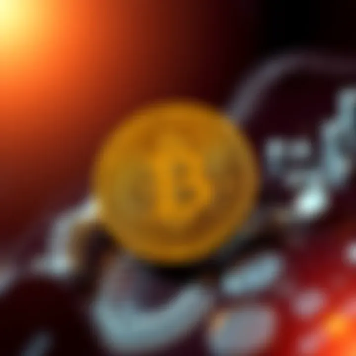A graphic showing the U.S. government logo alongside a Bitcoin symbol, depicting the sale of $8.8 million in Bitcoin.