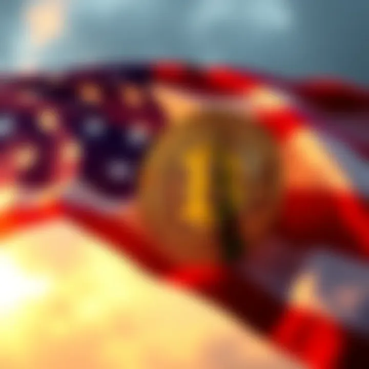 A graphic showing the U.S. flag alongside a large Bitcoin symbol, illustrating the U.S. holding more Bitcoin than all other countries combined.