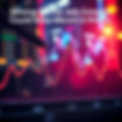 A graph showing strong job growth with a downward trend for Bitcoin, highlighting the connection between job reports and cryptocurrency performance.