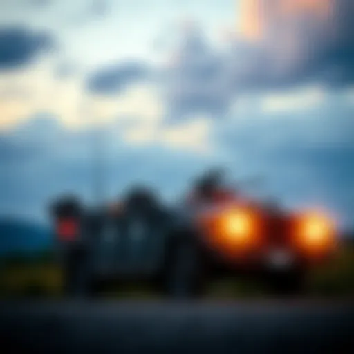 A U.S. military vehicle is positioned close to the Venezuelan border, indicating possible military action.