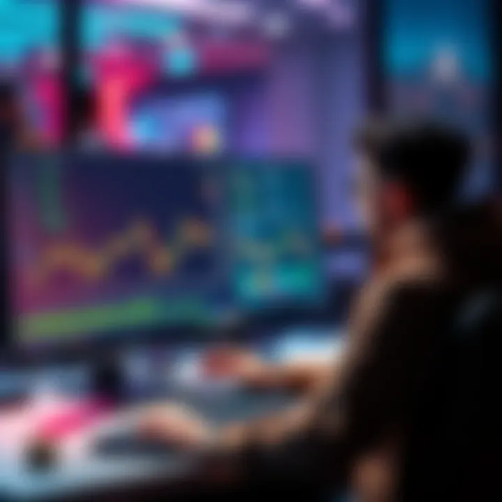 Person providing feedback about Trezor Suite trading features on a computer