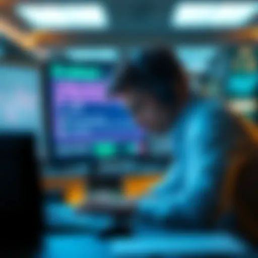 A frustrated person looking at a computer screen showing a message about limited account services on Kraken