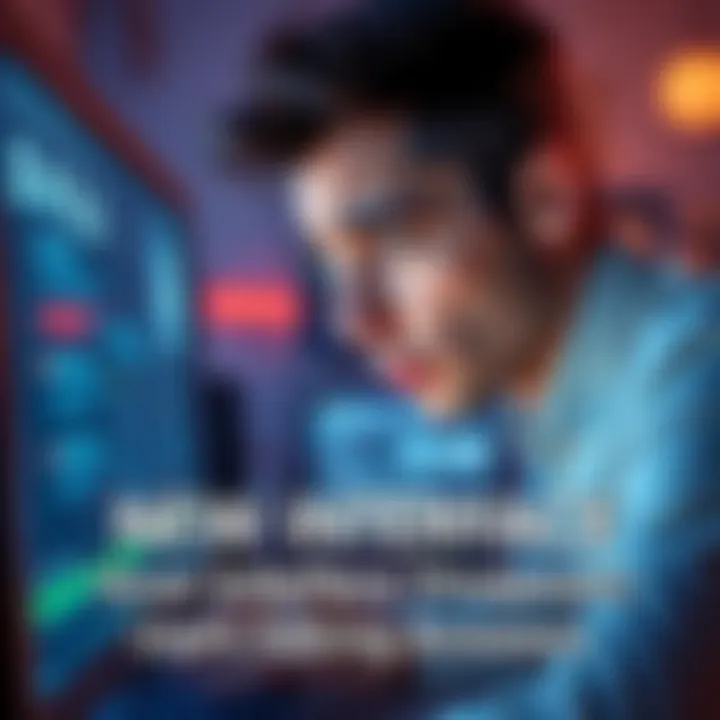 A person looking at a computer screen with a confused expression as the stock interface disappears