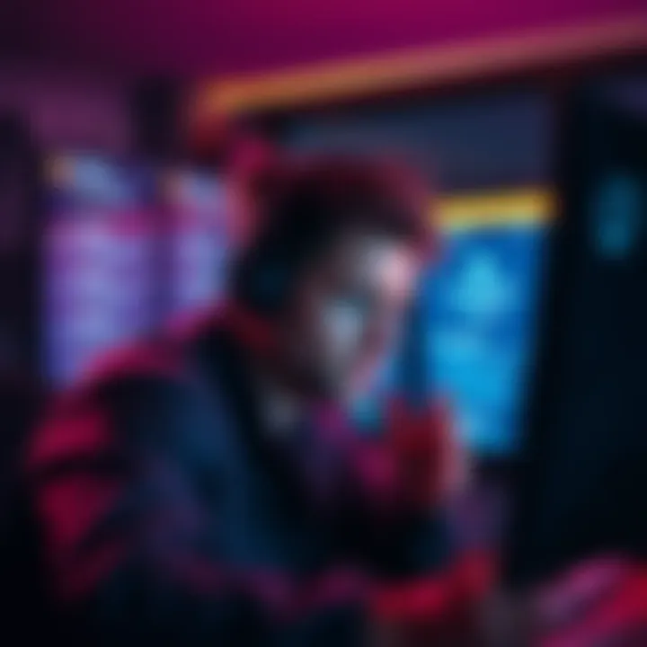 A person looking frustrated at a computer screen with payment notifications