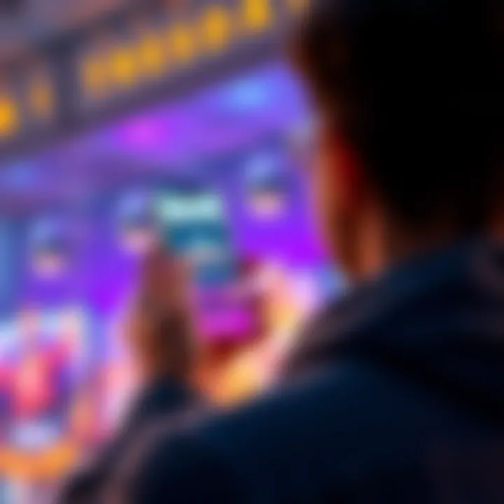 A person looking at a smartphone displaying an app with only super draws, reflecting on the removal of gift cards and the buy section.