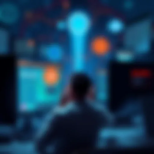 A person frustrated while trying to access Stellar USDC on a computer, surrounded by complex exchange rules and trustline requirements