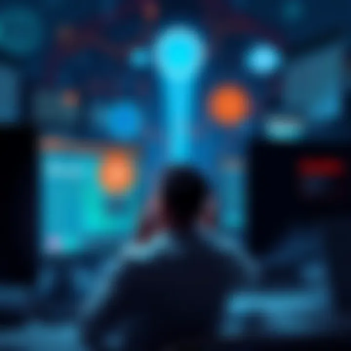 A person frustrated while trying to access Stellar USDC on a computer, surrounded by complex exchange rules and trustline requirements