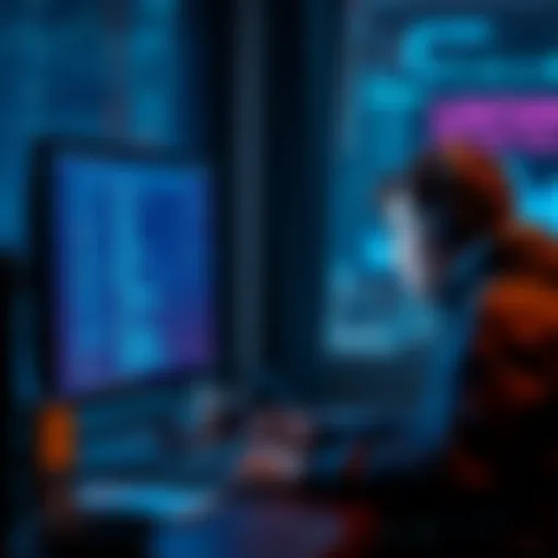 A frustrated user looking at their computer screen showing a locked Bybit account after a crypto transfer from HTX