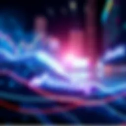 Illustration of financial charts and Nasdaq logo symbolizing the VanEck ETF launch