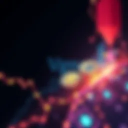 Vanguard logo with a graphic showing cryptocurrencies and retirement funds illustrating the new crypto ETFs option