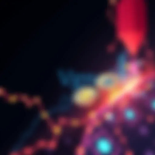 Vanguard logo with a graphic showing cryptocurrencies and retirement funds illustrating the new crypto ETFs option