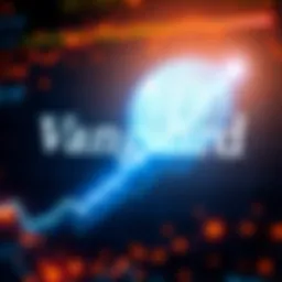 Vanguard logo with Litecoin symbol and a graph showing growth, representing the launch of the Litecoin spot ETF