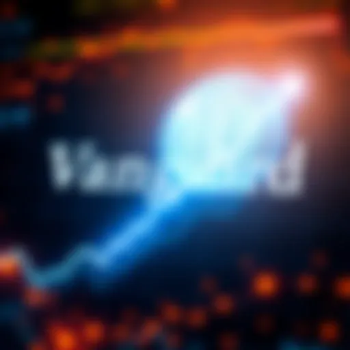 Vanguard logo with Litecoin symbol and a graph showing growth, representing the launch of the Litecoin spot ETF