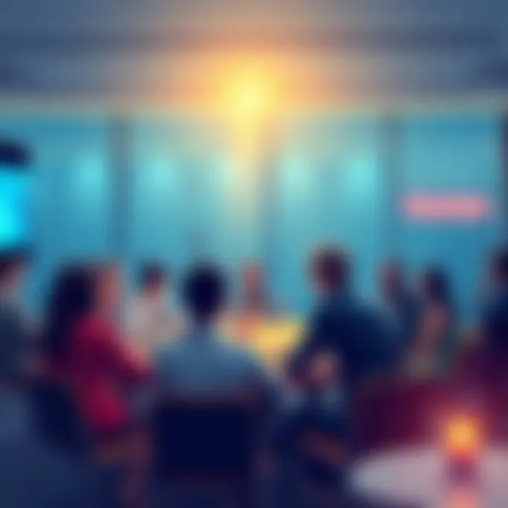 VeChain Community Discussion Community members engaging in discussion about VeChain developments and innovations