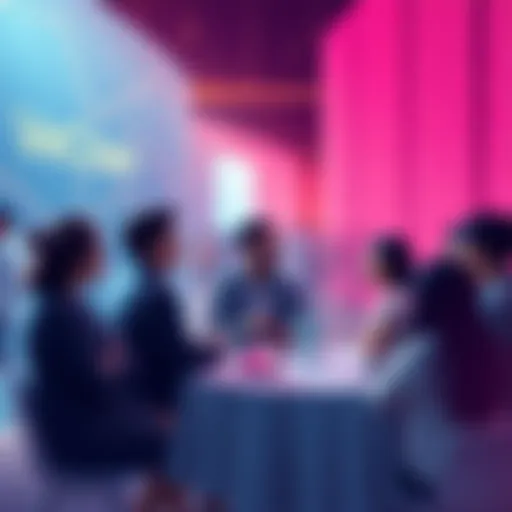 Community members engaging in a discussion about VeChain updates and insights.