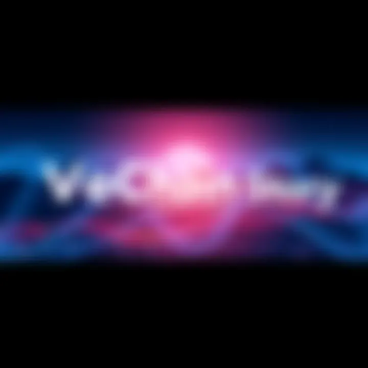 A visual representation of VeChain's growth from governance to future developments, showing a timeline with key milestones and innovations in blockchain technology.