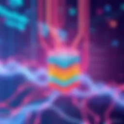 Infographic showing VeChain's tech stack with EVM equivalence, AI integration, and user growth statistics.