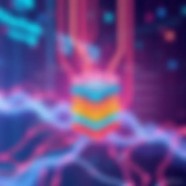 Infographic showing VeChain's tech stack with EVM equivalence, AI integration, and user growth statistics.