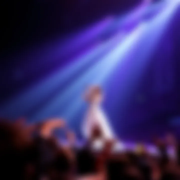 Victoria captivating the audience with her powerful vocals during a live performance from the Forever album