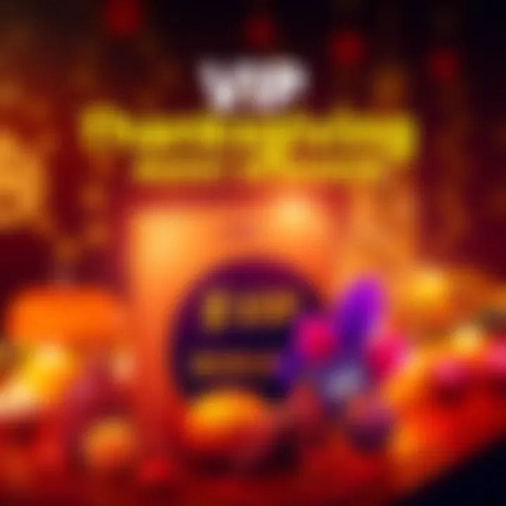 Graphic showing Thanksgiving rewards including a $5K USDT bonus and a VIP trial card with festive decorations