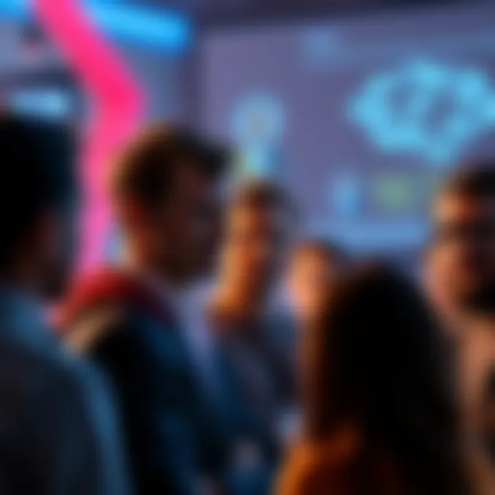 Vitalik Buterin discussing his plans for decentralized social networks with a group of people