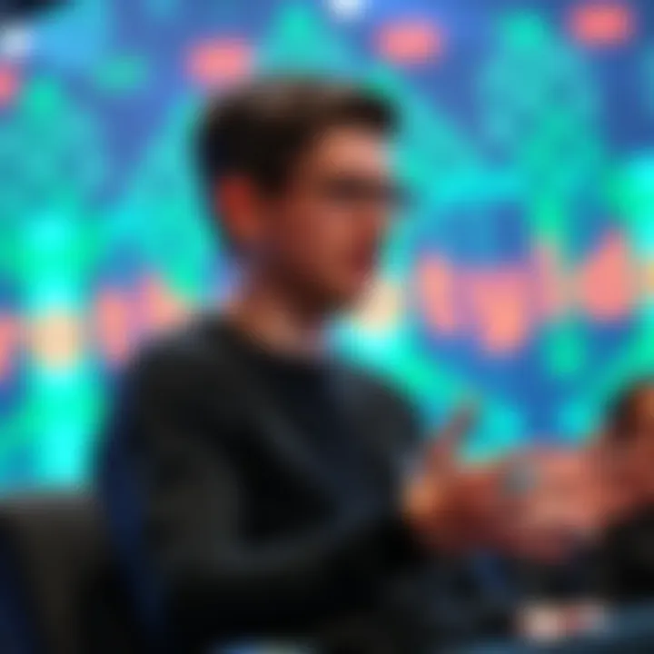 Vitalik Buterin discusses quantum computing threat Vitalik Buterin speaking at a conference about the risks of quantum computers to cryptocurrency security by 2030