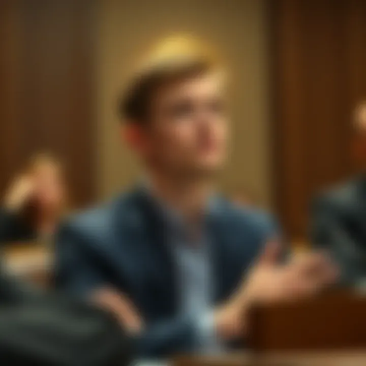 Vitalik Buterin speaking against AI nationalism during a Senate discussion on technology funding
