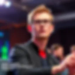 Vitalik Buterin speaking at a conference about AI safety regulations and double standards