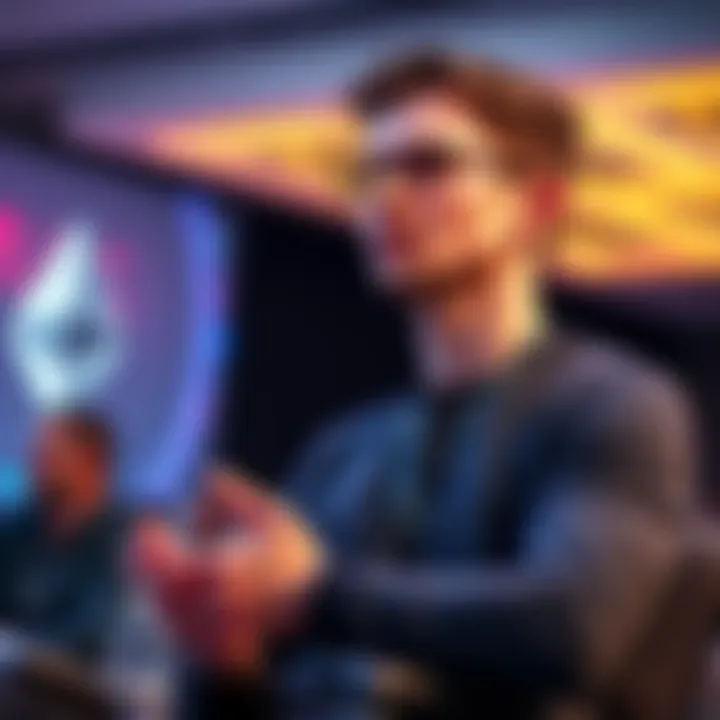 Vitalik Buterin speaking at a conference about Ethereum's complexity and future risks