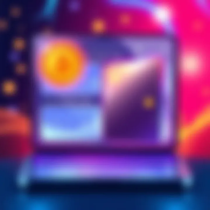 Wallet Integration Illustration A digital wallet interface showing easy transactions for fiat and crypto, emphasizing seamless user experience without redirects.