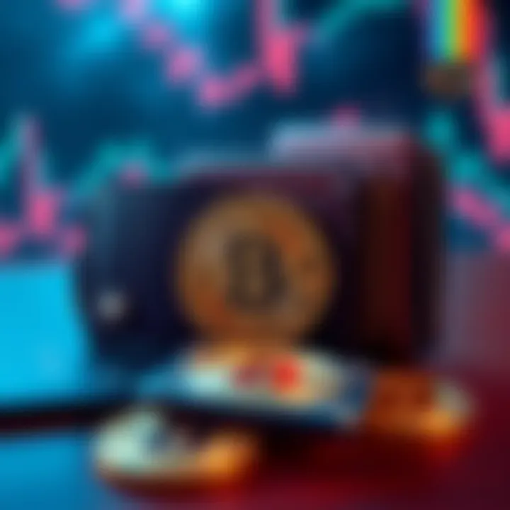 A visualization of multiple hardware wallets and a single wallet, representing choices for storing Bitcoin safely