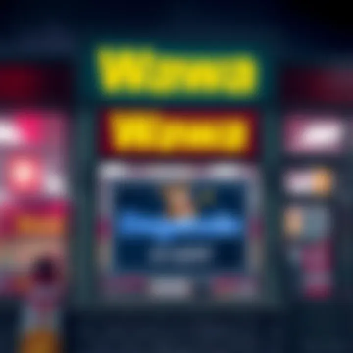 A Wawa store displaying a sign that says Dogecoin accepted, with a happy dog mascot and cryptocurrency symbols.