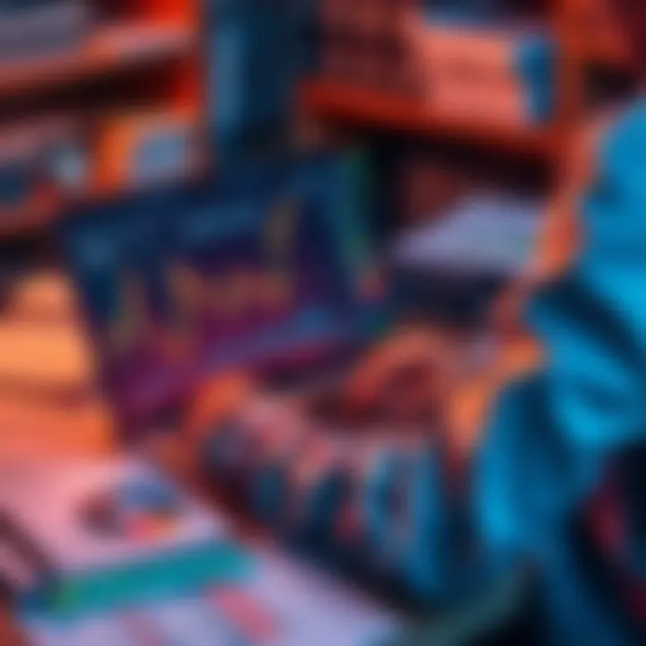 Wealth Accumulation Strategies A person analyzing financial graphs and charts on a laptop, surrounded by investment books and documents.