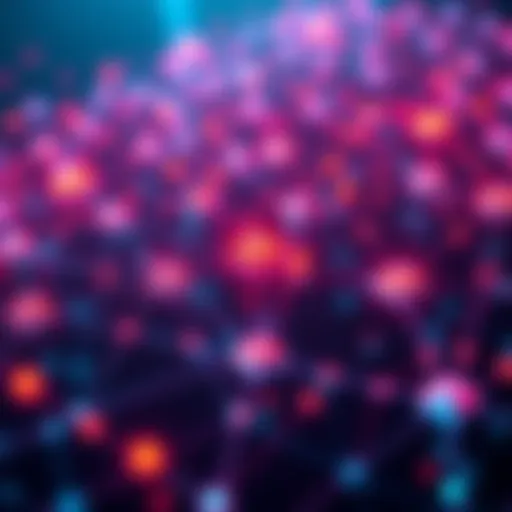 A visual representation of a network connecting Web3 technologies with Hedera, showcasing efficiency and decentralization in a digital space.